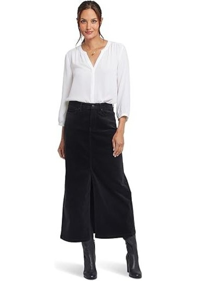 NYDJ High-Rise Long Skirt