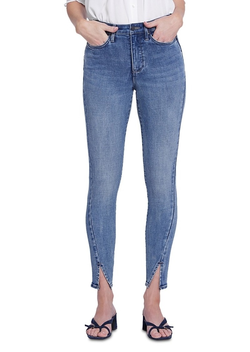 Nydj Ami High Rise Ankle Slit Skinny Jeans in Sandybeach