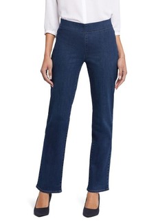 NYDJ Bailey Pull-On Relaxed Straight Leg Jeans