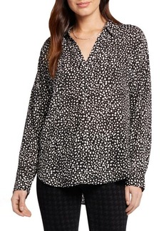 NYDJ Becky Recycled Polyester Georgette Blouse