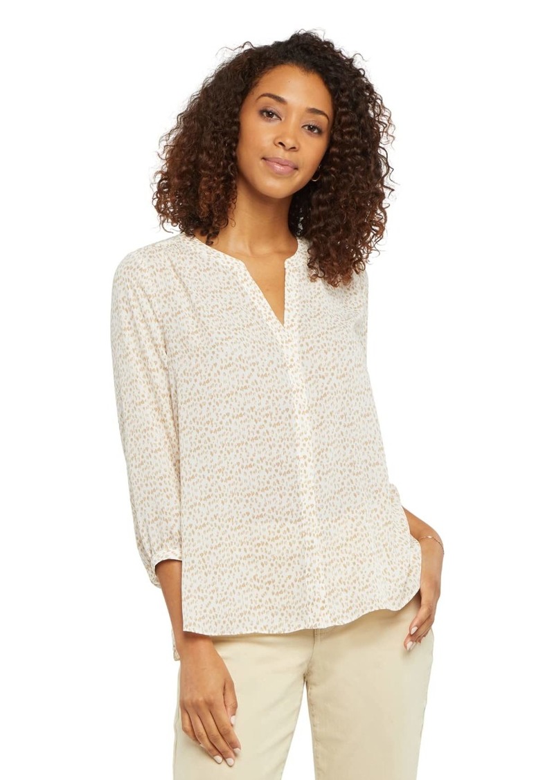 NYDJ Blouse w/Pleated Back  LG (US 12-14)