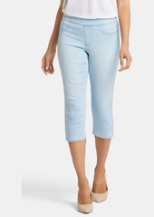NYDJ Dakota Side Slit Pull-On Capri Jeans