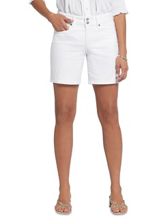Nydj Frankie Relaxed Jean Shorts in Optic White