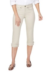 NYDJ Marilyn Crop Cuff Jeans in Feather at Nordstrom