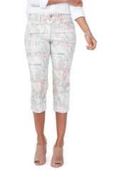NYDJ Marilyn Crop Slim Jeans (Paisley Impression Canyon Clay) (Regular & Petite)