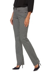 NYDJ Marilyn Houndstooth Straight Leg Pants in Jefferson Houndstooth at Nordstrom