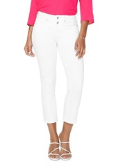 NYDJ Marilyn Straight Ankle Jeans in Optic White