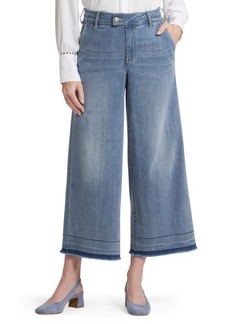 NYDJ Mona High Waist Crop Wide Leg Jeans