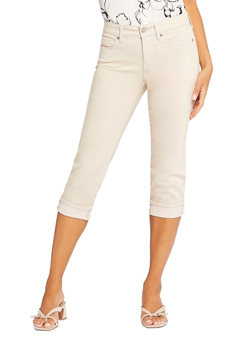 Nydj Petite Marilyn Cuffed Cropped Jeans in Feather