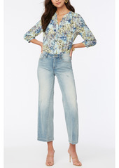 Nydj Petite Teresa Wide Leg Ankle Jeans with Contoured Inseams