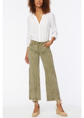 Nydj Petite Teresa Wide Leg Ankle Jeans with Contoured Inseams