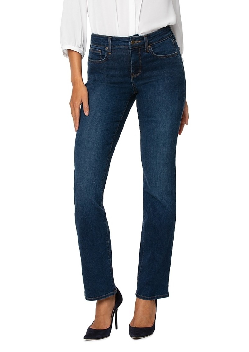 Nydj Marilyn High Rise Straight Jeans in Quinn