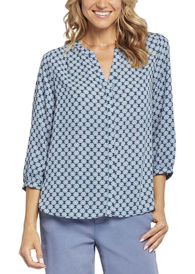 NYDJ Pintuck Blouse