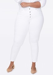 Nydj Plus Size Ami Skinny Ankle Jeans - Optic White