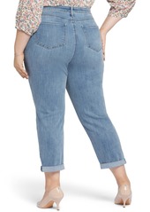 Nydj Plus Size Margot Girlfriend Rolled Cuffs Jeans - Angel