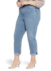 Nydj Plus Size Margot Girlfriend Rolled Cuffs Jeans - Angel