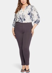 Nydj Plus Size Modern Legging Pants - Cordovan