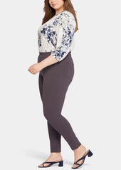 Nydj Plus Size Modern Legging Pants - Cordovan