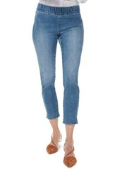 NYDJ Pull-On Ankle Slit Skinny Jeans in Clean Brickell at Nordstrom