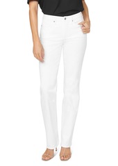 NYDJ Relaxed Straight Jeans in Optic White