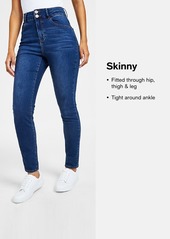 Calvin Klein Jeans Women's High-Rise Skinny Jeans - Real Black