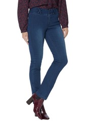 NYDJ Sheri Wide Waistband Slim Jeans in Cooper at Nordstrom