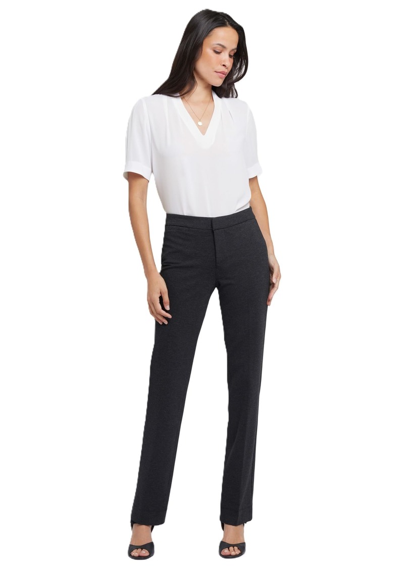 NYDJ Slim Trouser Ponte Knit | Office Work Pants for Women