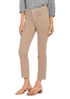 Nydj Stella High Rise Ankle Tapered Jeans in Saddlewood