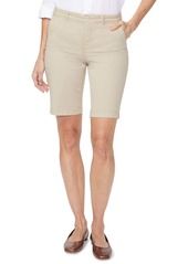 NYDJ Stretch Cotton Blend Twill Bermuda Shorts (Regular & Petite)