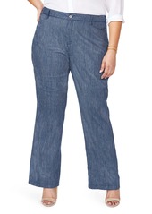 NYDJ The Trouser Linen Blend Pants (Plus Size)