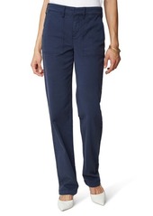 NYDJ Utility High Waist Straight Leg Pants in Evening Tide at Nordstrom