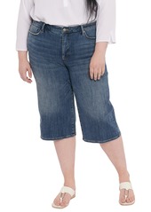 NYDJ Wide Leg Capri Jeans (Plus Size)