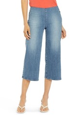 NYDJ Wide Leg Pull-On Capri Jeans in Clean Horizon at Nordstrom