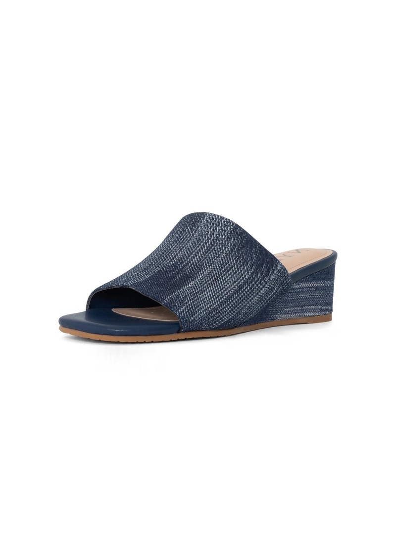 NYDJ Women's Claudine Denim Wedge Sandal