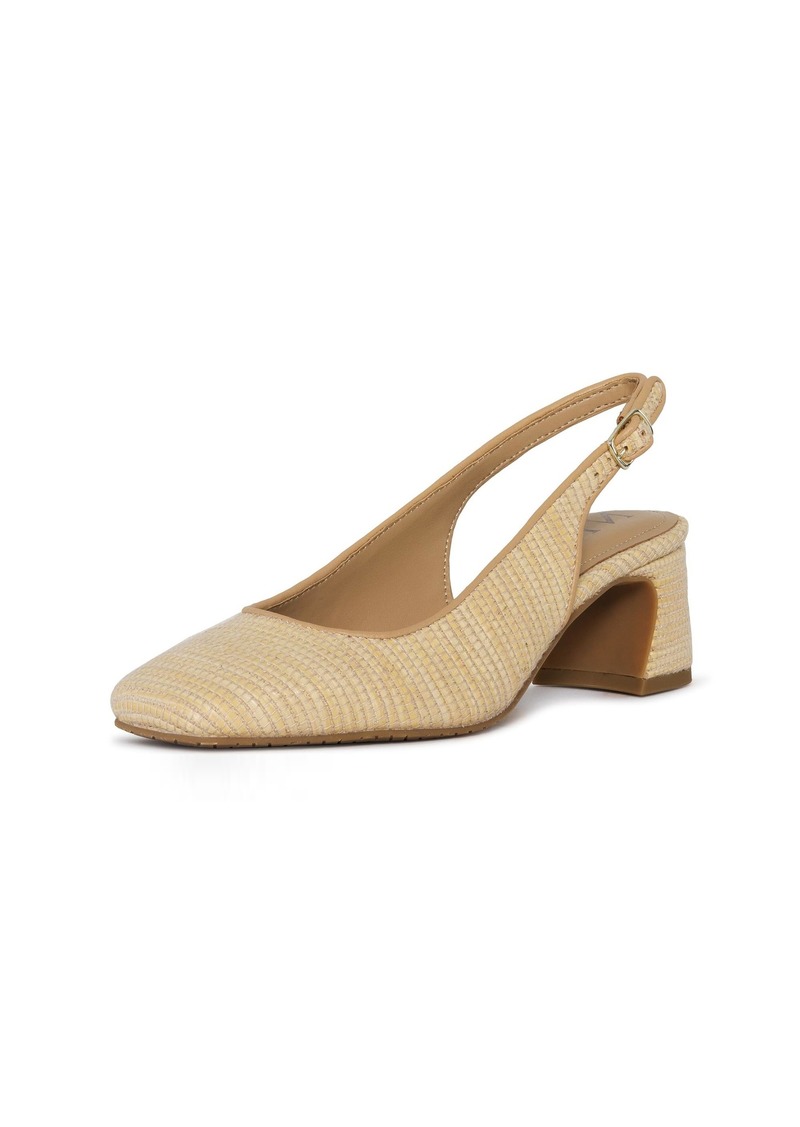 NYDJ Women's Faelynn Raffia Slingback Pump