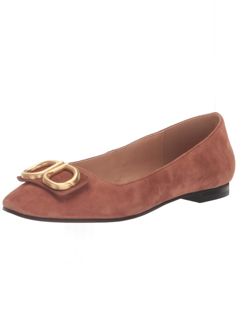 NYDJ Women's Faiza Suede Ballet Flat