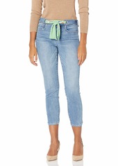 NYDJ Women's Misses Alina Skinny Ankle Jeans with Scarf Ties