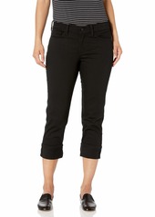 NYDJ Women's Petite Size Dayla Wide Cuff Capri Jeans in Colored Bull Denim  8P