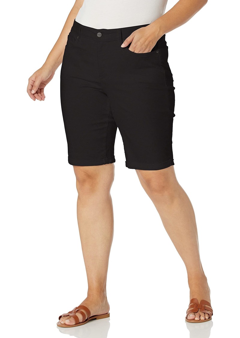 NYDJ womens Plus Size Briella Shorts With Roll Cuffs | Slimming & Flattering Fit Jeans   US
