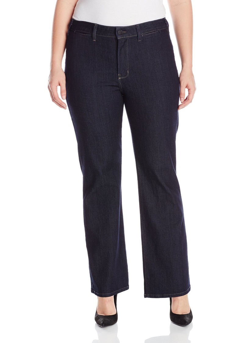 NYDJ NYDJ Women's Plus-Size Isabella Trouser Jeans Dark Enzyme W | Bottoms