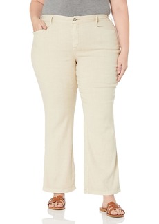 NYDJ Women's Plus Size Linen Trouser  W