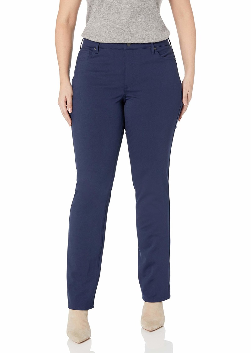 NYDJ Women's Plus Size Ponte Marilyn Straight Pant  W