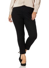 NYDJ Women's Plus Size Pull On Skinny Ankle Jean with Side Slit  24
