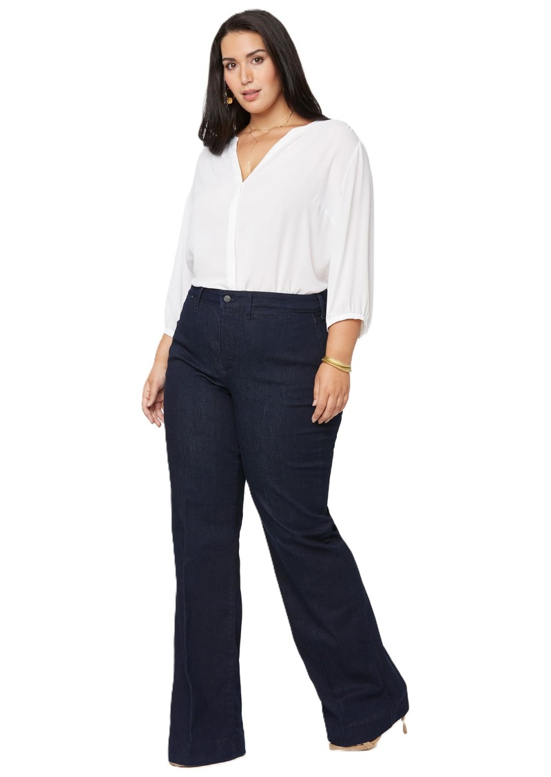 NYDJ womens Plus Size Teresa Trouser Jeans | Slimming & Flattering Fit Pants   US