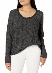 NYDJ Women's Sequin Longsleeve Scoop Sweater  L