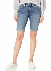 NYDJ Women's Petite Briella Jean Shorts with Roll Cuffs | Slimming & Flattering Fit  10P