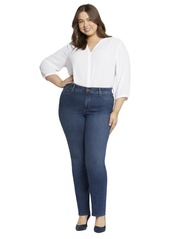 NYDJ Women's Size Marilyn Straight Ankle Jeans | Slimming & Flattering Fit