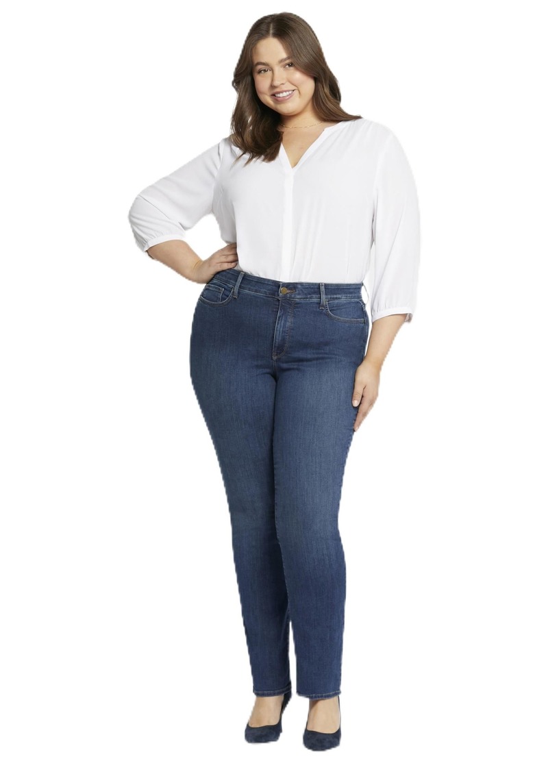 NYDJ Women's Size Marilyn Straight Ankle Jeans | Slimming & Flattering Fit   Plus