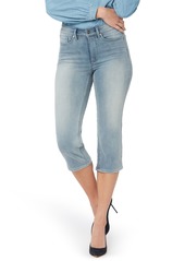 NYDJ ThighShaper High Waist Crop Straight Leg Jeans in Clean Affection at Nordstrom