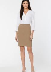 NYDJ Pull-On Pencil Skirt With Welt Details - Wet Sand - XL
